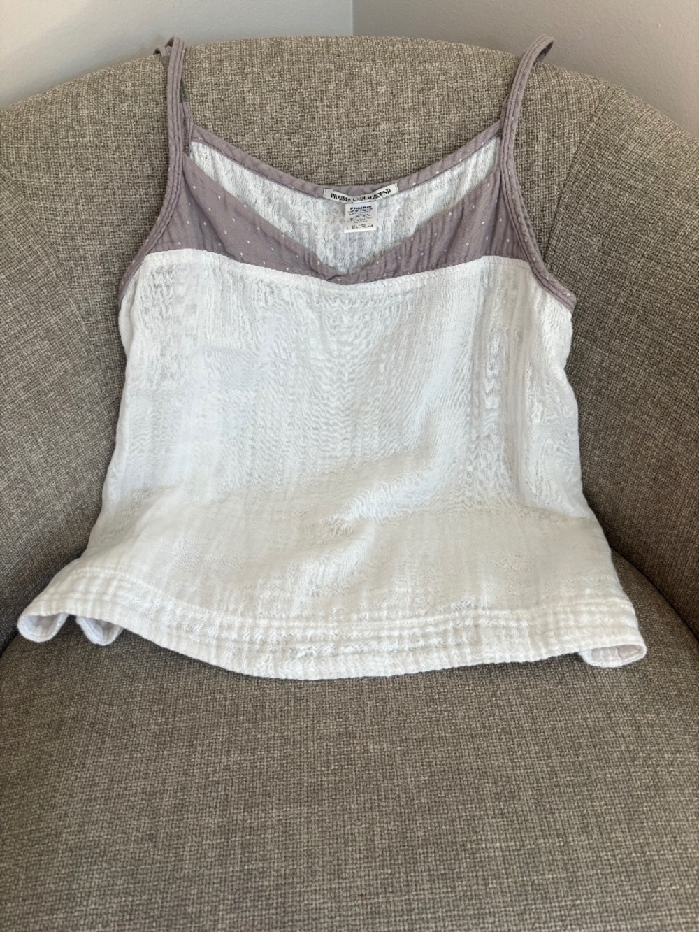 Prairie Underground Organic Cotton Gauze Tank Large
